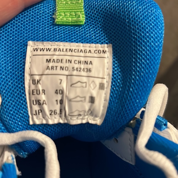 MENS BALENCIAGA TRACK SNEAKERS Size 40 - Picture 5 of 10